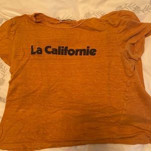 ALC “la calafornie” cropped tee